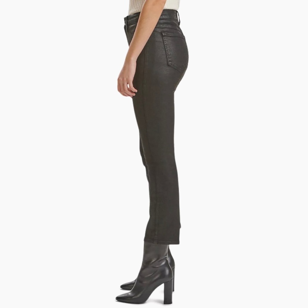 Jen7 by 7 For All Mankind Mid-Rise Stretch Coated Straight Ankle Women’s Size 16 - Picture 2 of 13